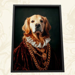 The Aristocrat Renaissance Custom Pet Portrait