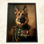 The Commander Renaissance Custom Pet Portrait