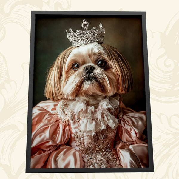 The Princess Renaissance Custom Pet Portrait