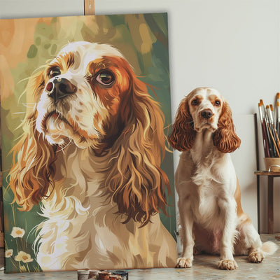 Whimsical Custom Pet Portrait